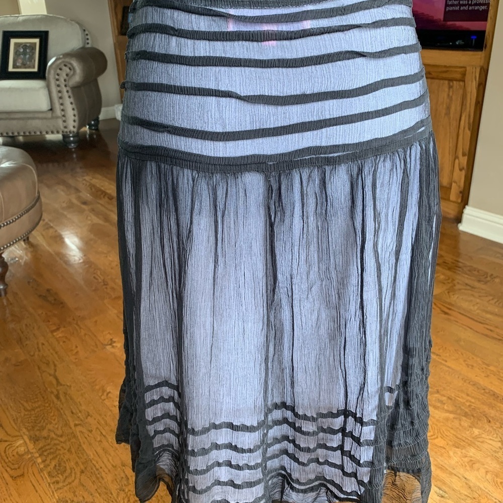 Sophia Michelle LA‎ Sheer Chiffon Skirt - Picture 5 of 12